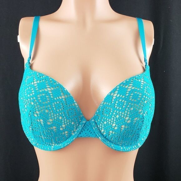 Victoria's Secret Lined Demi Blue 32 DD *** - Picture 1 of 4